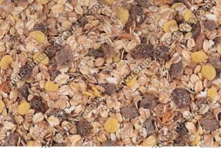 Photo Texture of Oatmeal with Dried Fruit 0003
